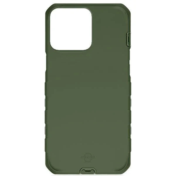 Itskins Supreme Solid iPhone 13 Pro Max Cover - Olive Green - Tashqila Itskins Supreme Solid iPhone 13 Pro Max Cover - Olive Green - Tashqila